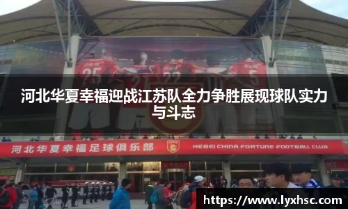 河北华夏幸福迎战江苏队全力争胜展现球队实力与斗志